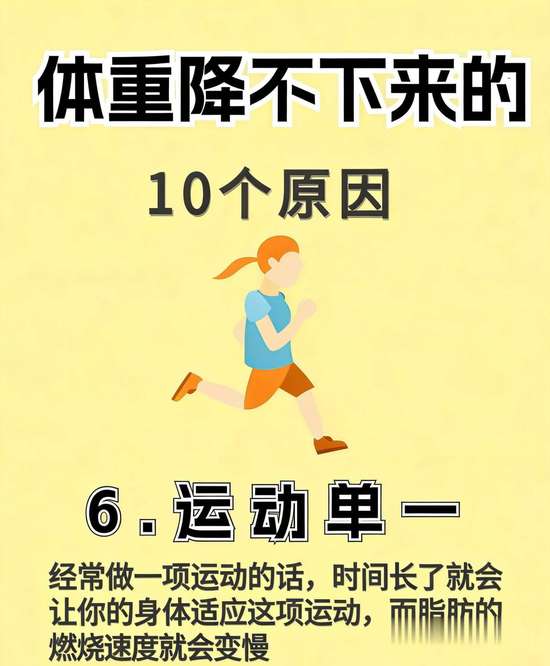 体重一直不变是什么原因