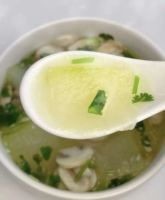 口蘑肉丸冬瓜汤最鲜的做法