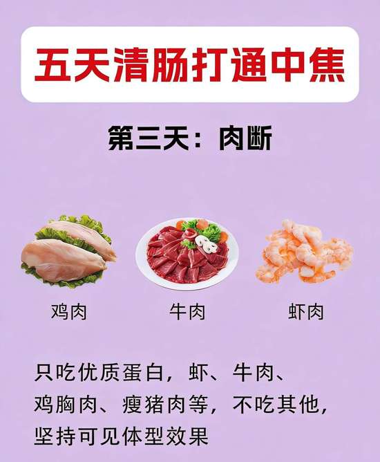 五天清肠食谱