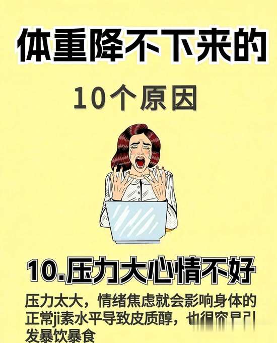 体重一直不变是什么原因