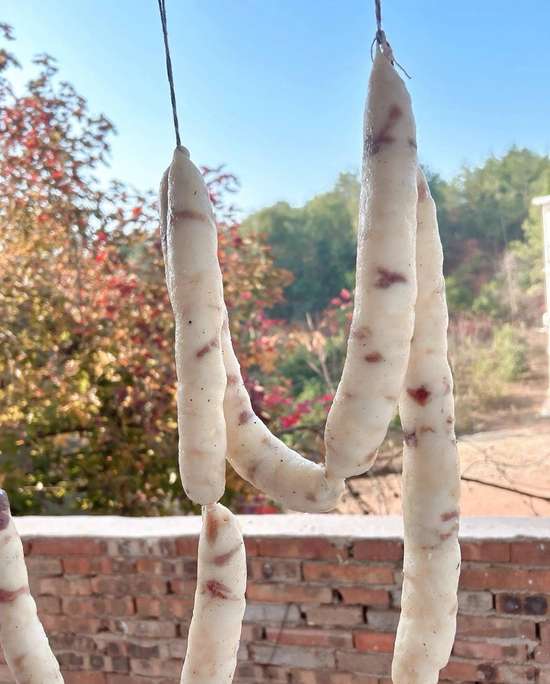 江西晒猪肉全是肥肉