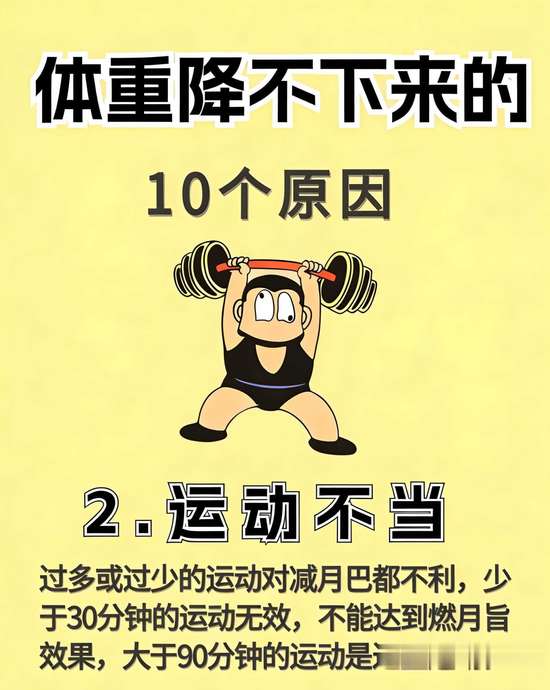 体重一直不变是什么原因