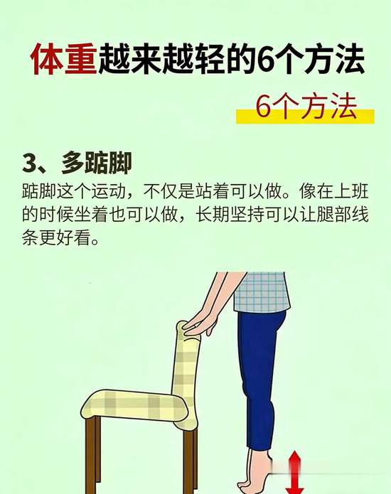 体重急速下降的减肥方法