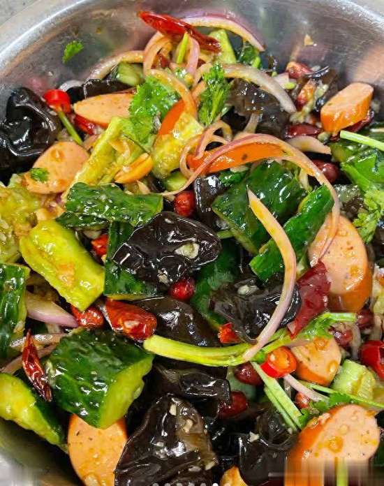 凉拌菜摆盘各种花样