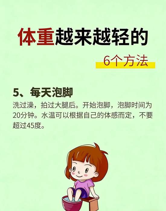 体重急速下降的减肥方法