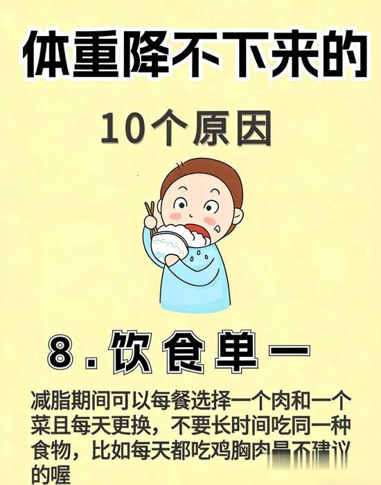 体重一直不变是什么原因