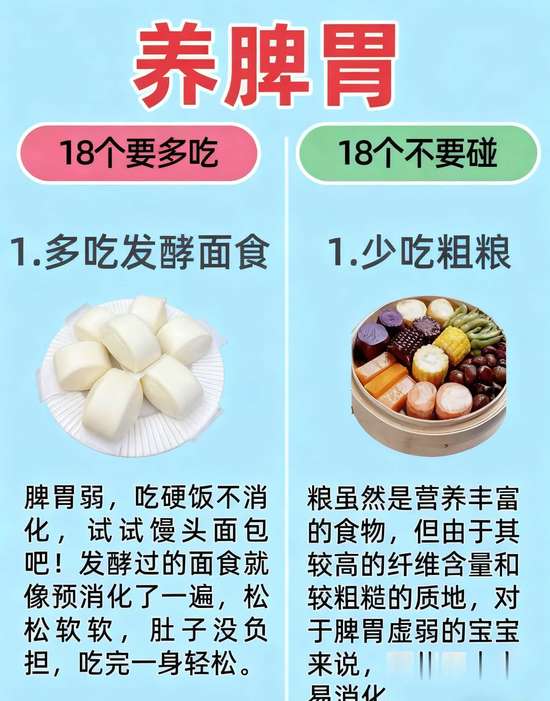 养脾胃10多吃10少吃