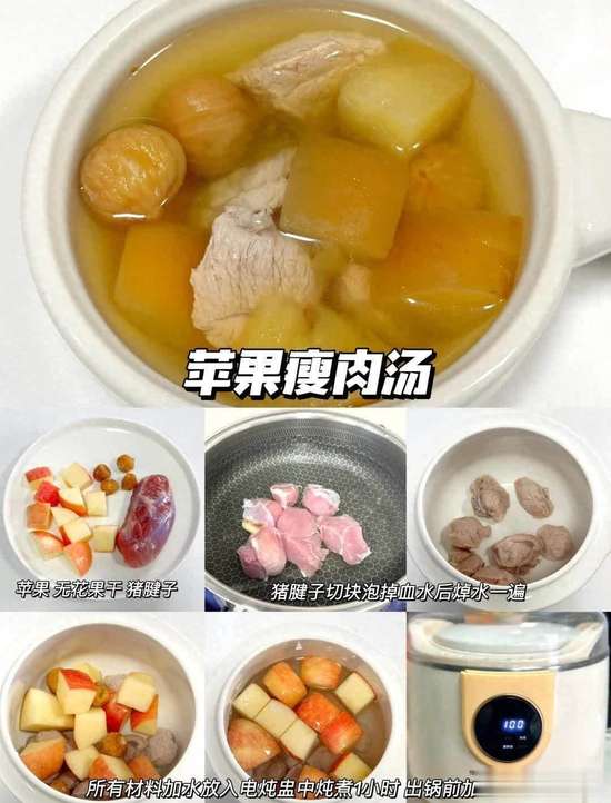 秋冬季节必喝的七道营养汤