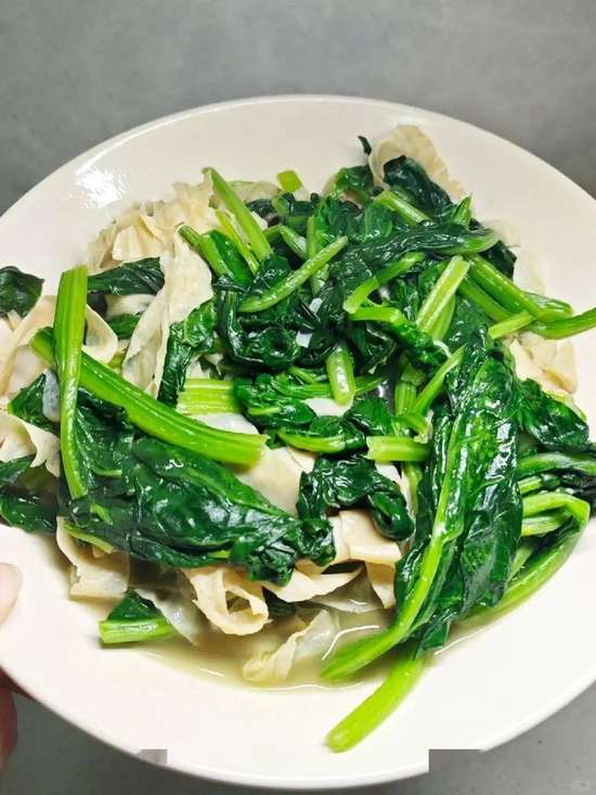豆皮青菜家常做法