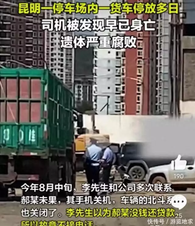 一个货车司机的悄然死亡（货车司机死亡率高吗） 第7张