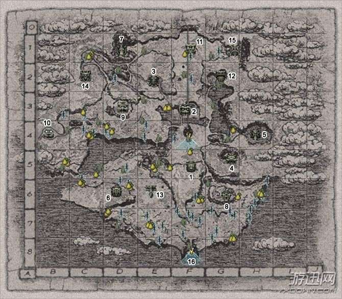 旺达与巨像重制版地图资源在哪?资源分布图示