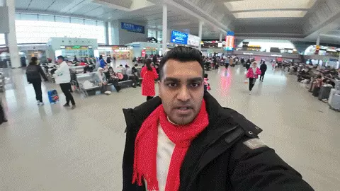 中国Vlog｜点赞“中国速度”！毛里求斯小伙的春运之旅
