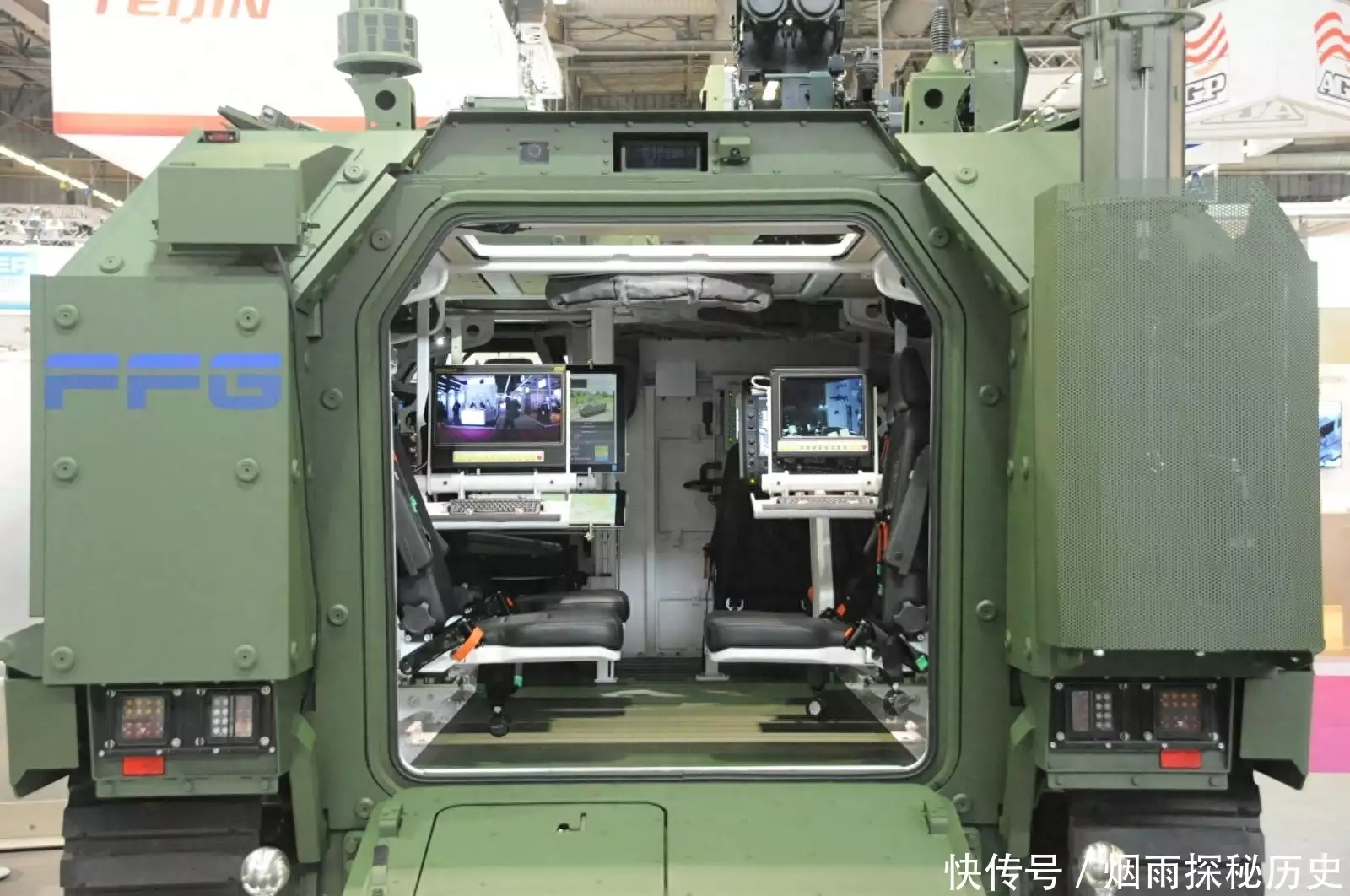 德国新装甲车堪称一代精品，内部控制设备更是亮点