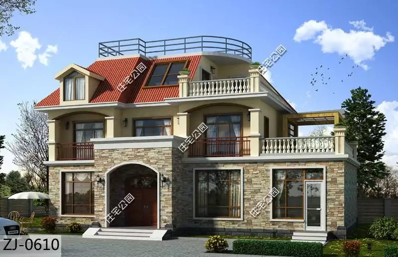 7套经典户型，10个实建案例，用住宅公园的图纸建房，房子有多美时光煮雨，岁月缝花(图8)