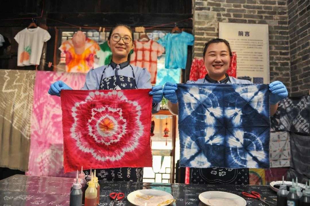 胡家大院扎染体验馆:领略奇妙多姿、变化无穷的扎染艺术_【快资讯】