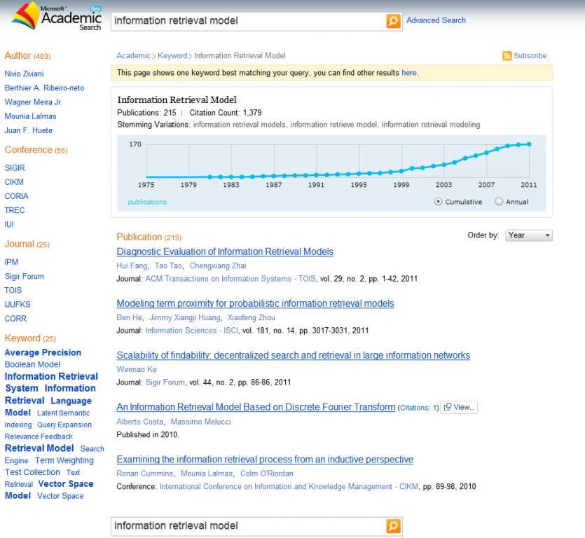 走近微软学术搜索(Microsoft Academic Search)_【快资讯】