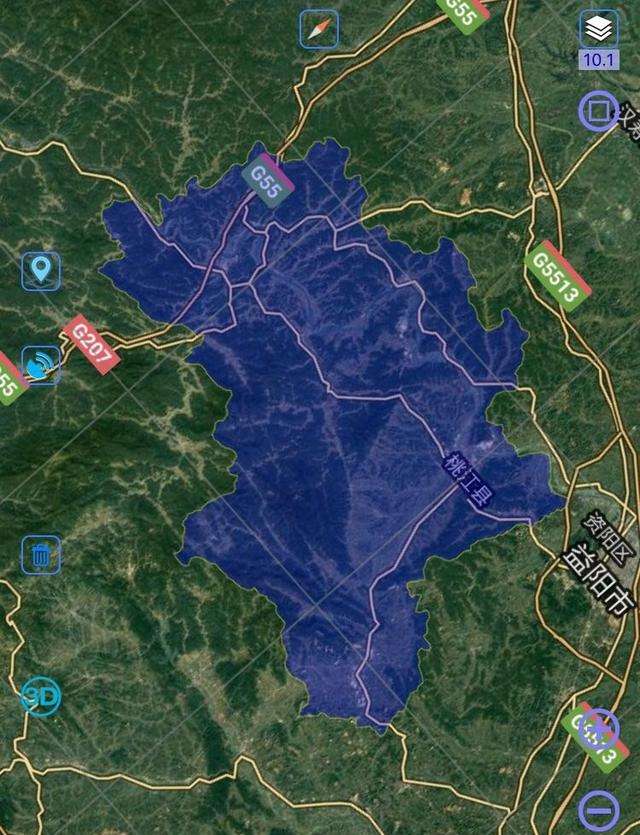 头条丨湖南黎姓分布区域卫星地图