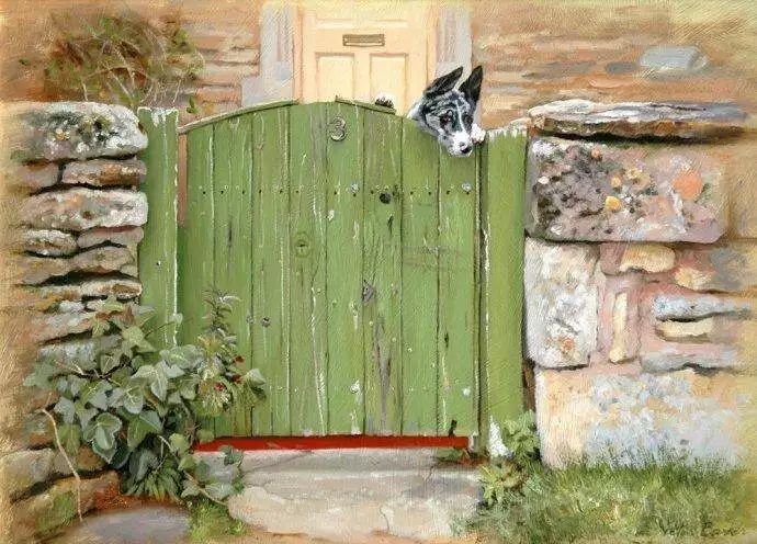 一组祥和的田园风光,安静美好︱英国画家彼得·巴克的绘画作品农村老人称潜山坟头的“打碗花”不祥之兆，这背后的故事怎么回事？(图38)