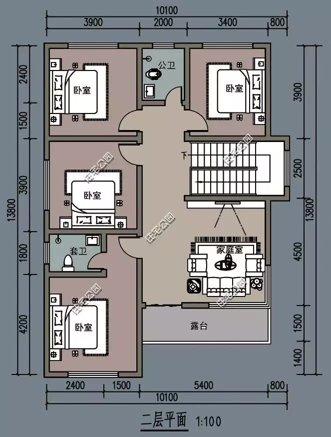 7套经典户型，10个实建案例，用住宅公园的图纸建房，房子有多美时光煮雨，岁月缝花(图32)