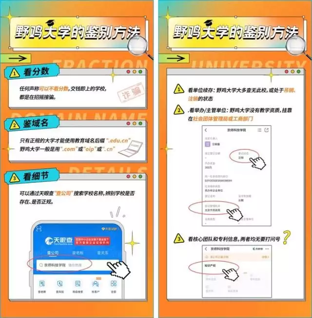 全国野鸡大学名单_北大学姐三看避坑法则_警惕野鸡大学