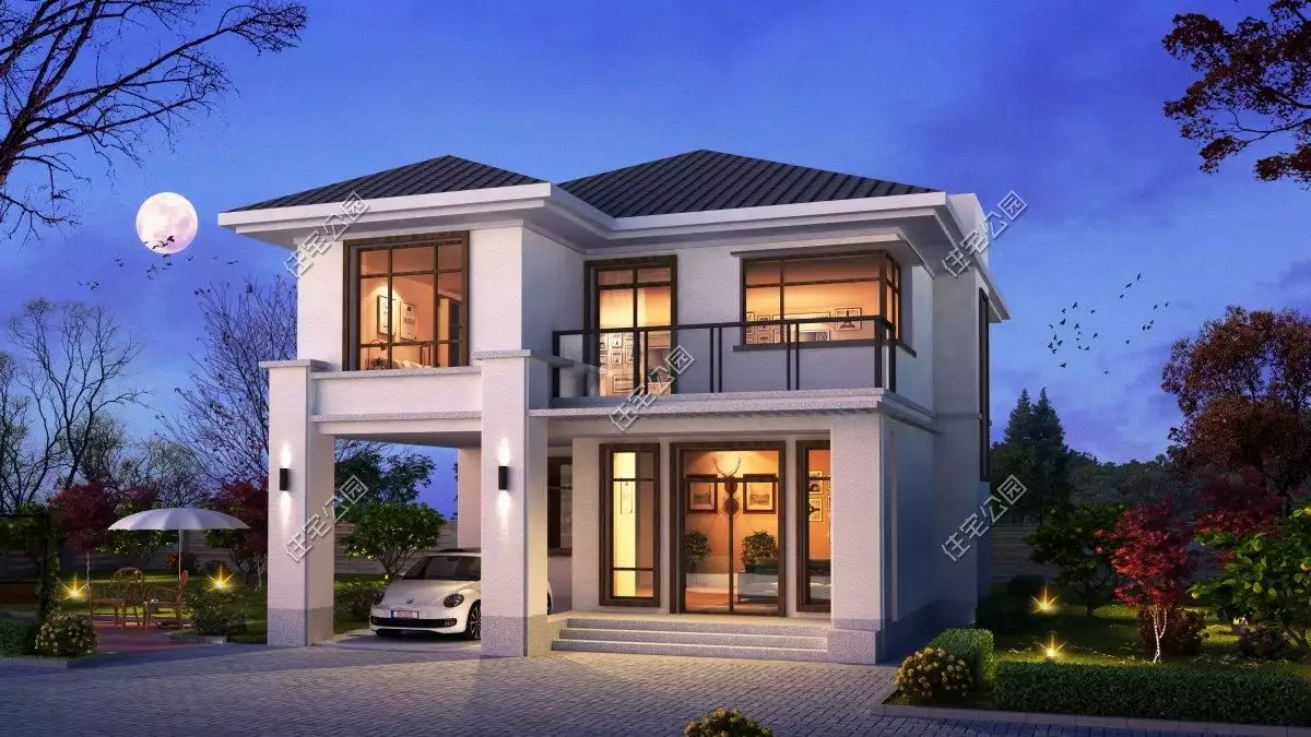 7套经典户型，10个实建案例，用住宅公园的图纸建房，房子有多美时光煮雨，岁月缝花(图30)