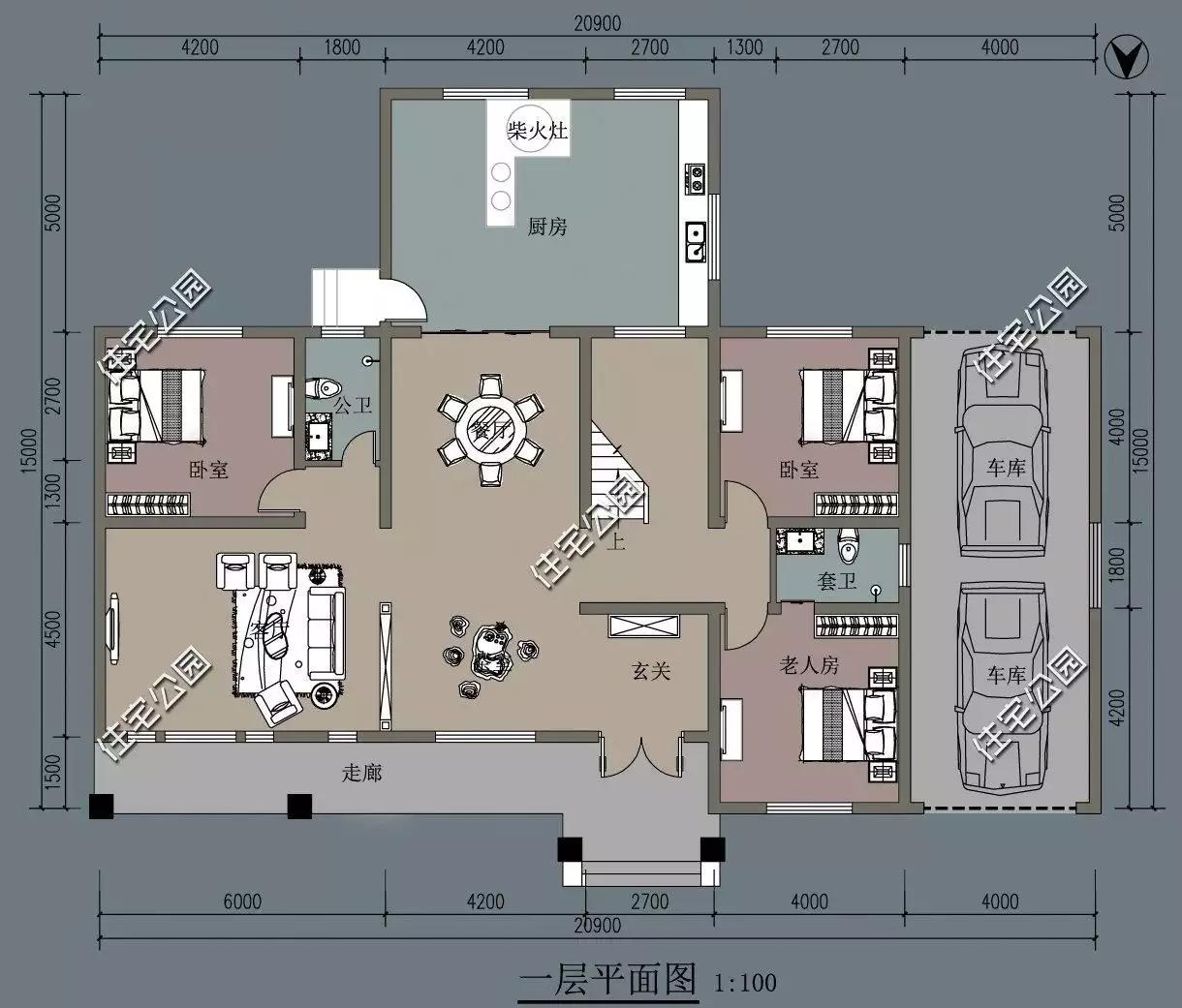 7套经典户型，10个实建案例，用住宅公园的图纸建房，房子有多美时光煮雨，岁月缝花(图25)
