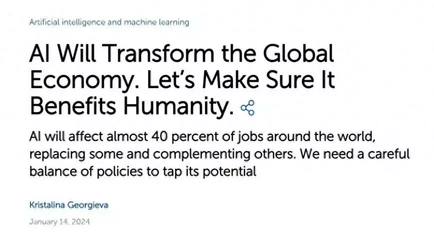 IMF：人工智能影响全球40%就业 发达国家最受冲击5天内2个师被全歼，20000人冻成冰棍，师长被处极刑