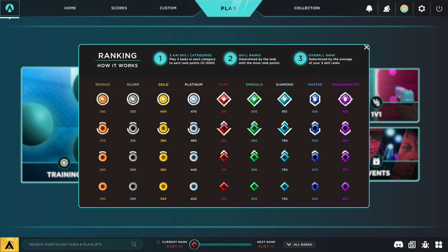 FPS 游戏练枪软件《Aimlabs》Steam 正式版上线，推出排位模式_【快资讯】