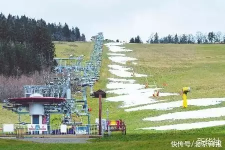 Warm Winter Warm Winter Snow Ski Farm in many places in Europe