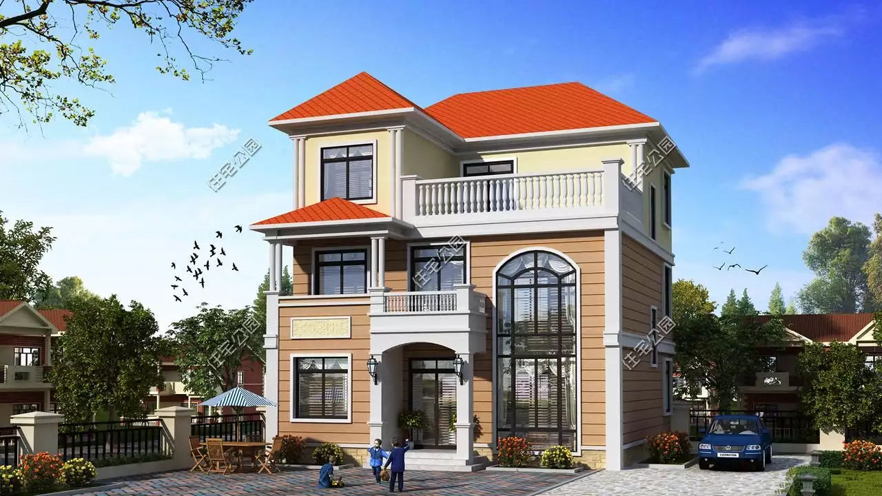 7套经典户型，10个实建案例，用住宅公园的图纸建房，房子有多美时光煮雨，岁月缝花(图3)