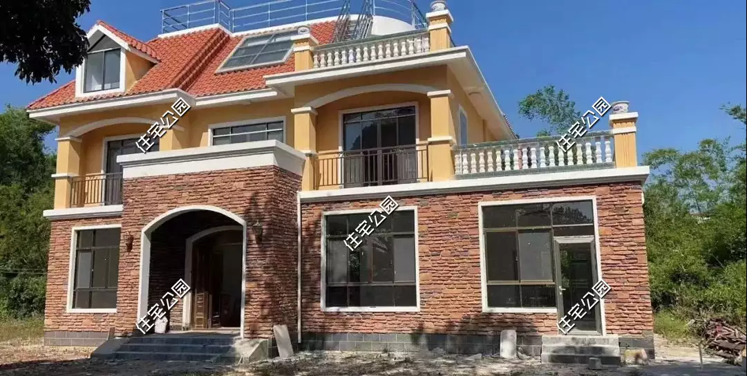 7套经典户型，10个实建案例，用住宅公园的图纸建房，房子有多美时光煮雨，岁月缝花(图7)