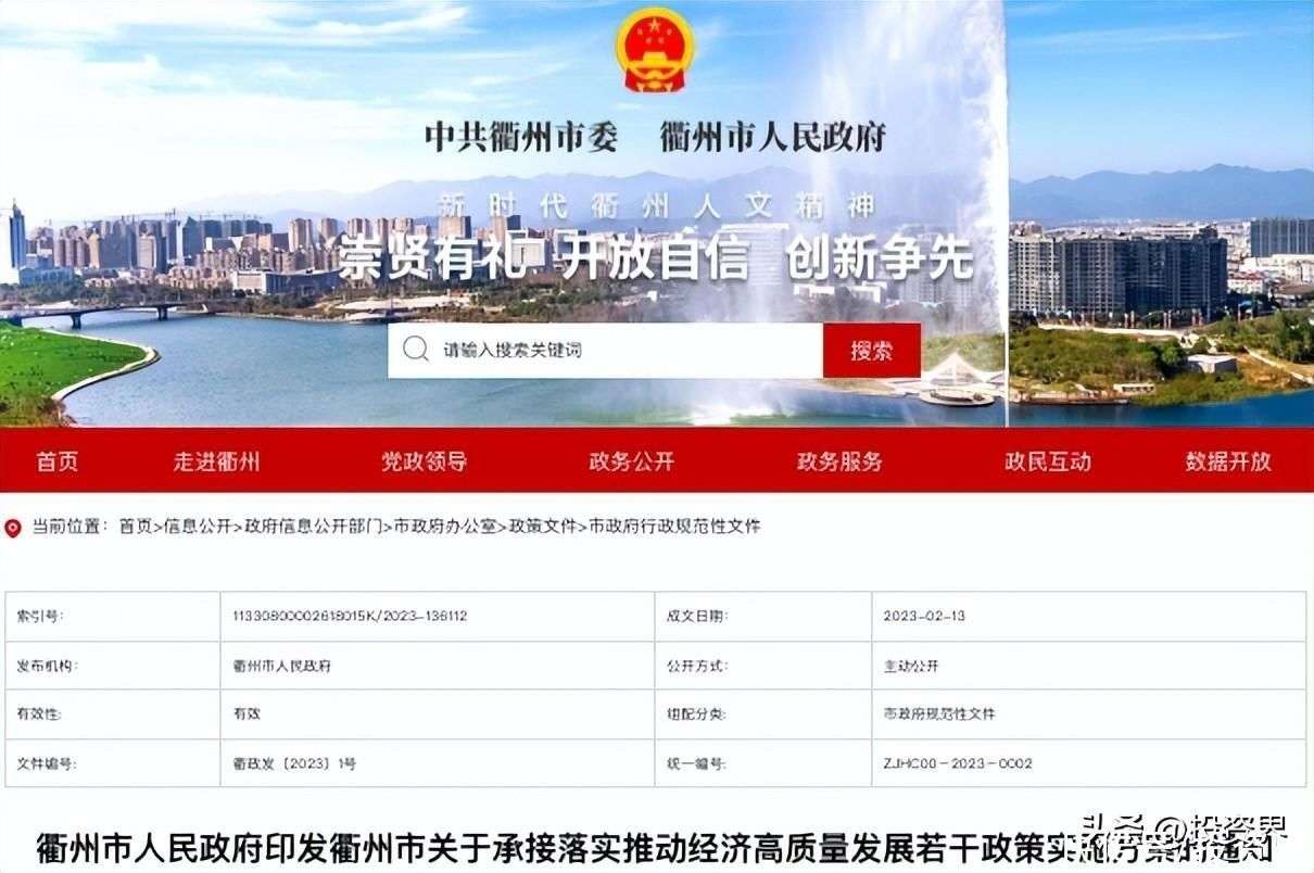 一群投资人去衢州