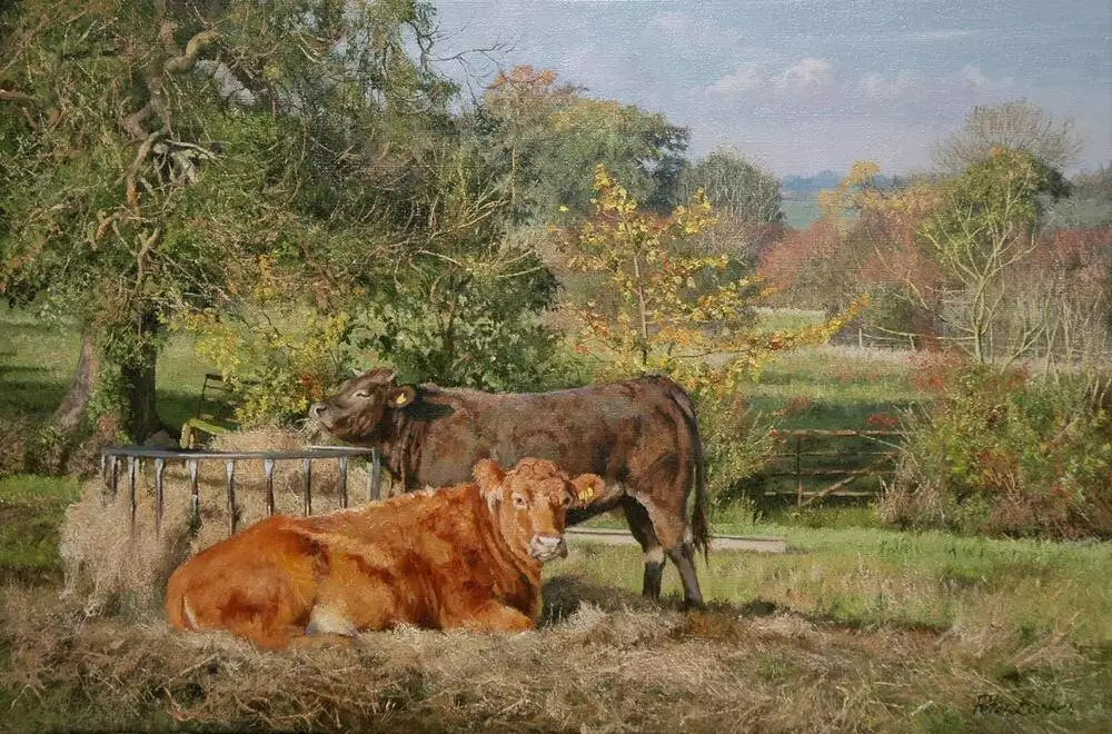 一组祥和的田园风光,安静美好︱英国画家彼得·巴克的绘画作品农村老人称潜山坟头的“打碗花”不祥之兆，这背后的故事怎么回事？(图13)
