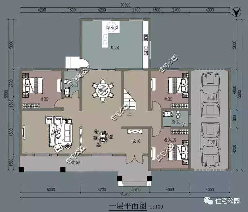 7套经典户型，10个实建案例，用住宅公园的图纸建房，房子有多美时光煮雨，岁月缝花(图27)