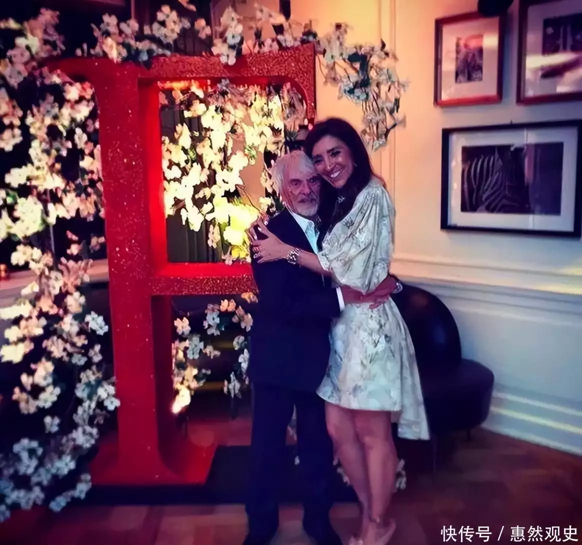 F1前总裁：身价100亿身高1.59米，82岁三婚娶超模，90岁生儿子蒋雯丽母亲：生三个女儿，二女儿最漂亮，小女儿的婚姻让她操碎心(图23)