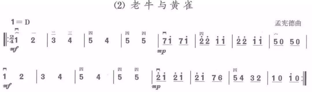 二胡D调（1 5弦）把位练习与简谱大全_【快资讯】