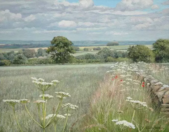 一组祥和的田园风光,安静美好︱英国画家彼得·巴克的绘画作品农村老人称潜山坟头的“打碗花”不祥之兆，这背后的故事怎么回事？(图32)