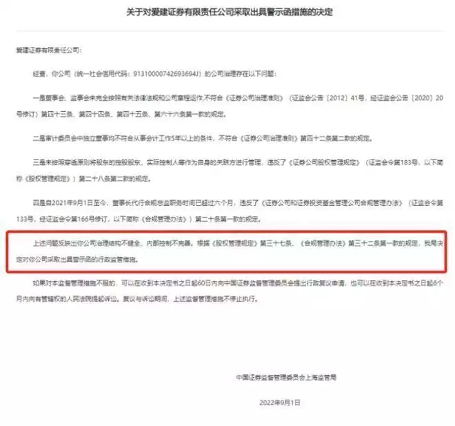 爱建证券连收四张“罚单”事涉四大治理问题 上半年亏损2404.64万68岁的张国立，也翻车了？