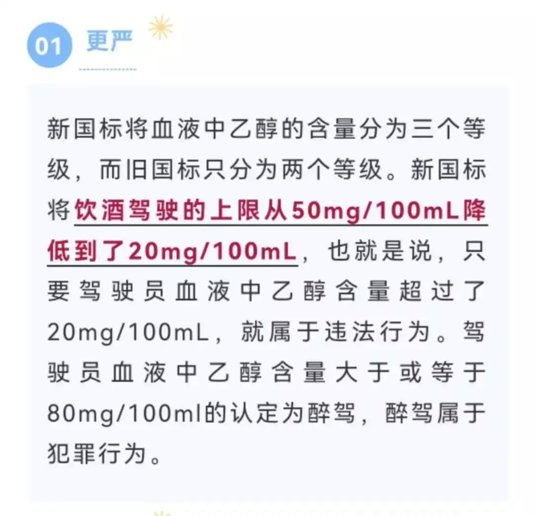 酒驾新标准发布？官方：系误读（酒驾标准 新交规） 第4张