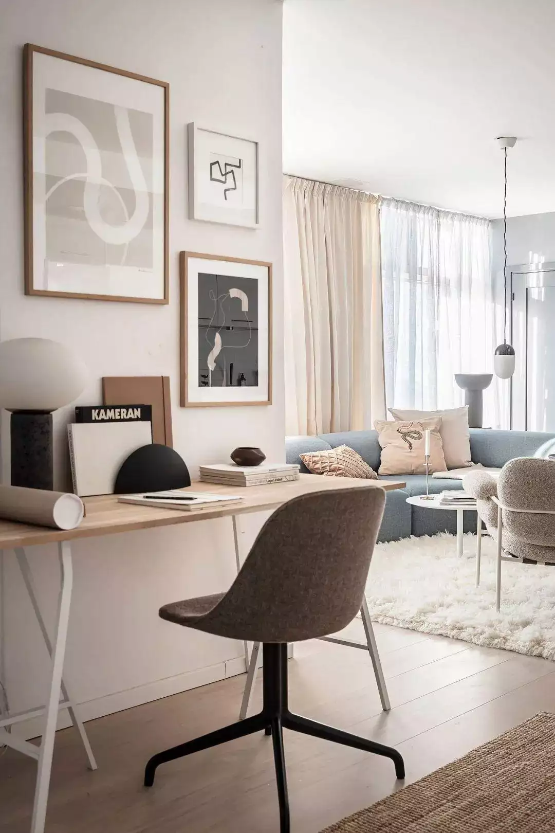 62㎡女子公寓,浅灰+轻柔石英雾粉,温柔不失坚毅!分手后的挽回思路