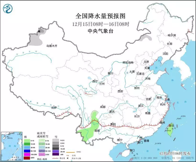 較強冷空氣繼續(xù)影響我國 華東西南部分地區(qū)弱降水播報文章