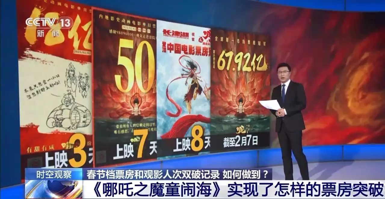 刷新中國(guó)影史！春節(jié)檔票房和觀影人次雙破紀(jì)錄播報(bào)文章