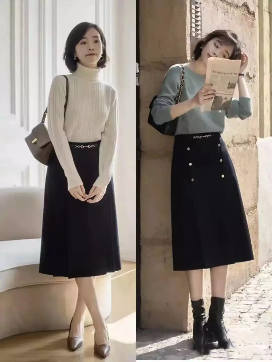 冬季穿“针织衫+半裙”,优雅又迷人!学会3个穿搭技巧轻松变美汪小菲和马筱梅陪小玥儿一起滑冰,网友:大S有这样陪过女儿吗? 冬季穿“针织衫+半裙”,优雅又迷人!学会3个穿搭技巧轻松变美汪小菲和马筱梅陪小玥儿一起滑冰,网友:大S有这样陪过女儿吗?