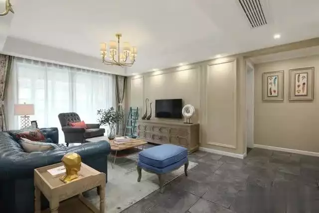 142㎡美式风格装修，炭灰色地砖很吸睛，不一样的美！关羽出战华雄时，还有6大高手现场观战，他们也能打退华雄！(图6)