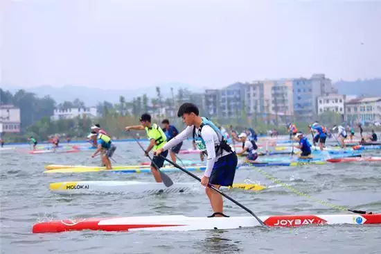 全国顶级桨板超级联赛在湖南邵阳县天子湖闭幕