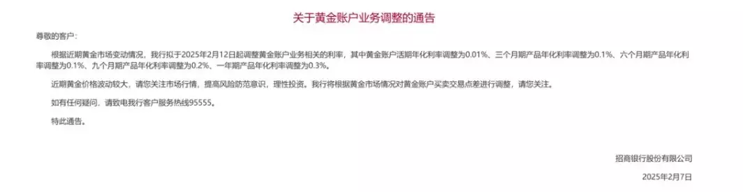 金价疯涨，逼近870元每克！这家大行宣布下调，利率接近0播报文章