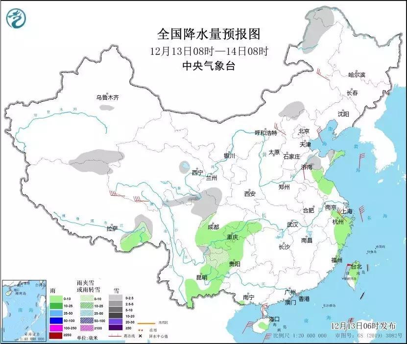 較強冷空氣繼續(xù)影響我國 華東西南部分地區(qū)弱降水播報文章