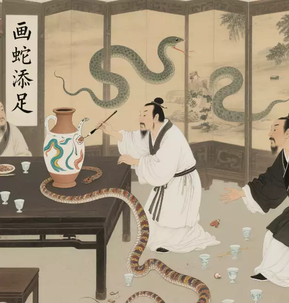 画蛇添足 成语故事 肾功能不全_一看吓一跳成语
