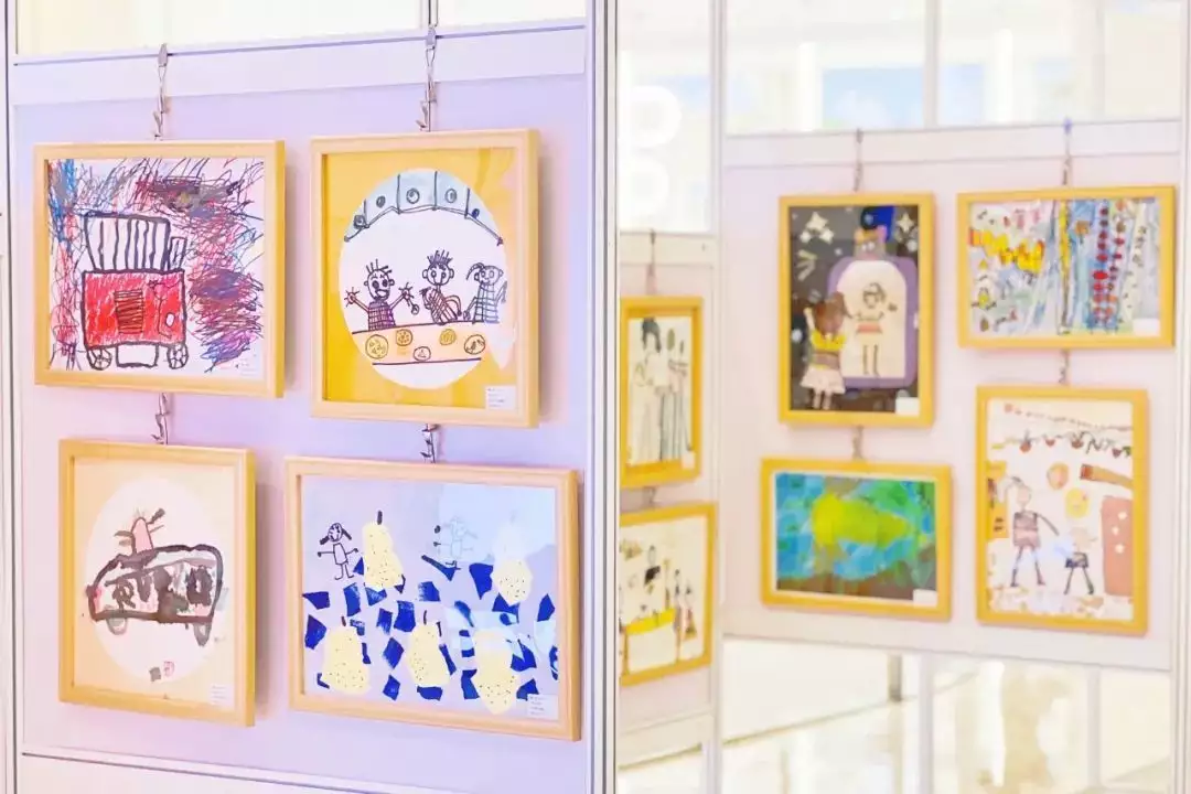 北京市海淀区富力桃园幼儿园童画宣言艺术展_学前教育法实施艺术教育理念_北京海淀幼儿园招生
