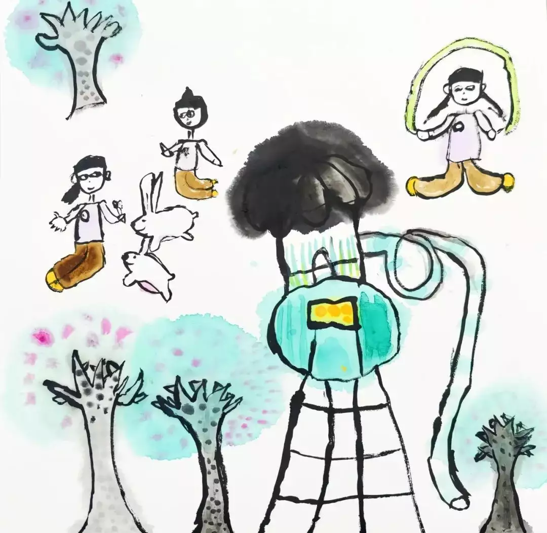 北京海淀幼儿园招生_学前教育法实施艺术教育理念_北京市海淀区富力桃园幼儿园童画宣言艺术展